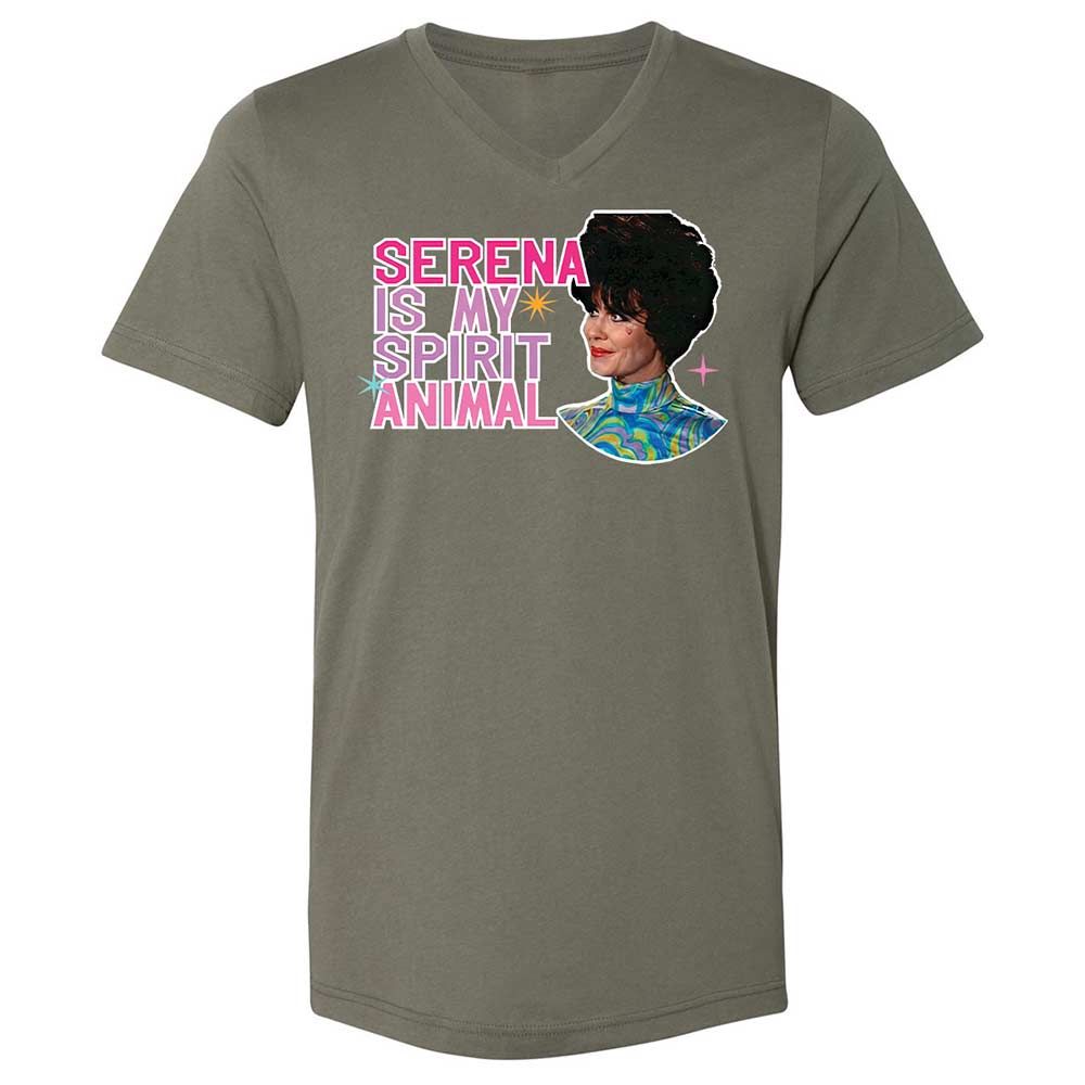 Unisex V-Neck T-Shirt - GLVFC7Q1 - Military Green - 11
