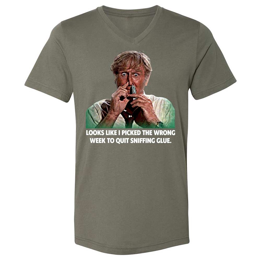Unisex V-Neck T-Shirt - 9P1CCR8A - Military Green - 11