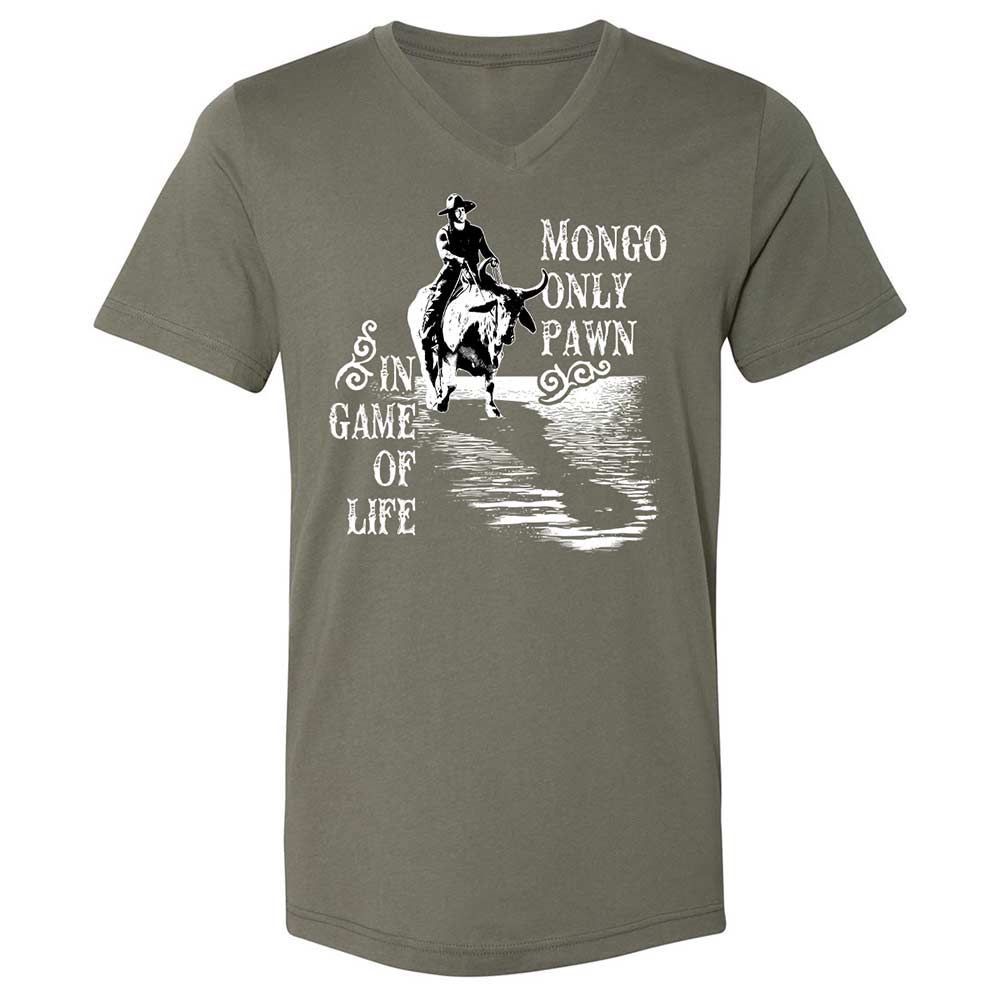 Unisex V-Neck T-Shirt - GUTBBV81 - Military Green - 11