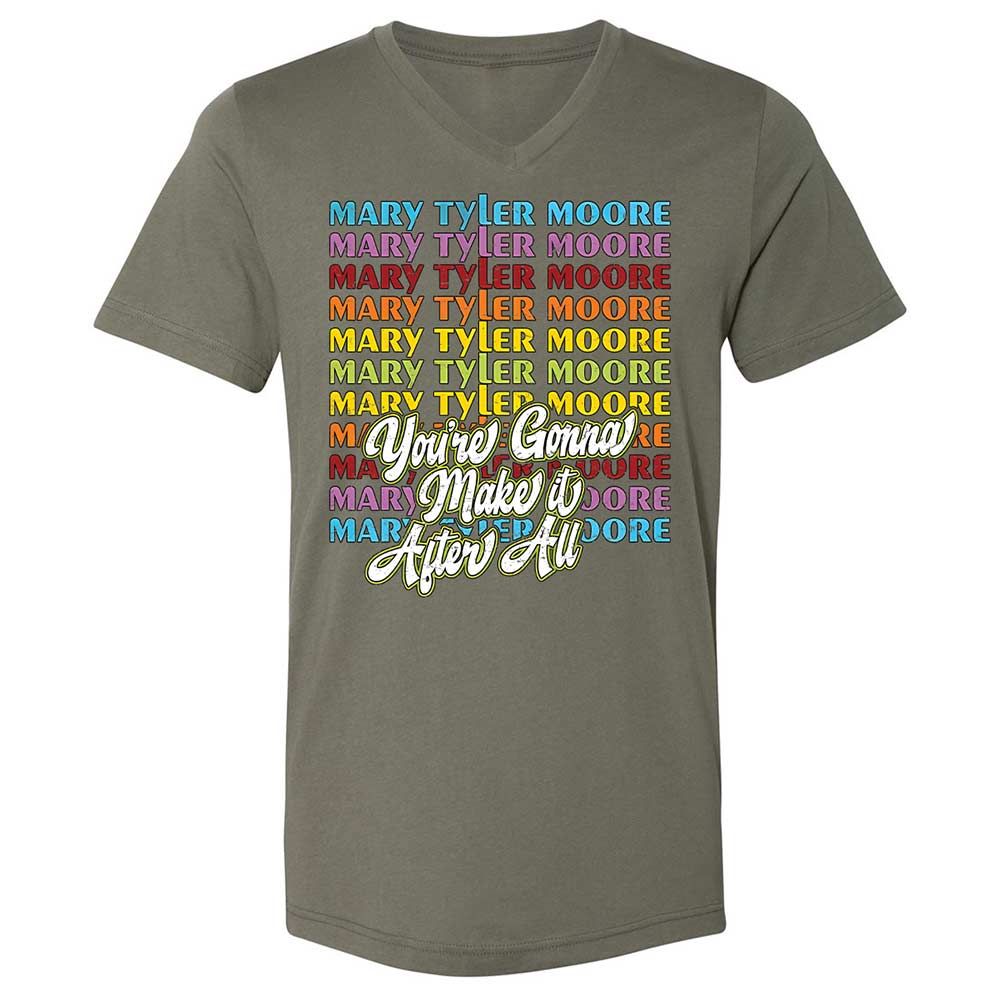 Unisex V-Neck T-Shirt - 3LEQDC4J - Military Green - 11