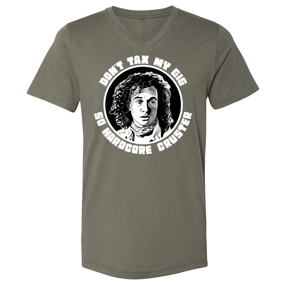 Unisex V-Neck T-Shirt - 5F8L6DXV - Military Green - 11