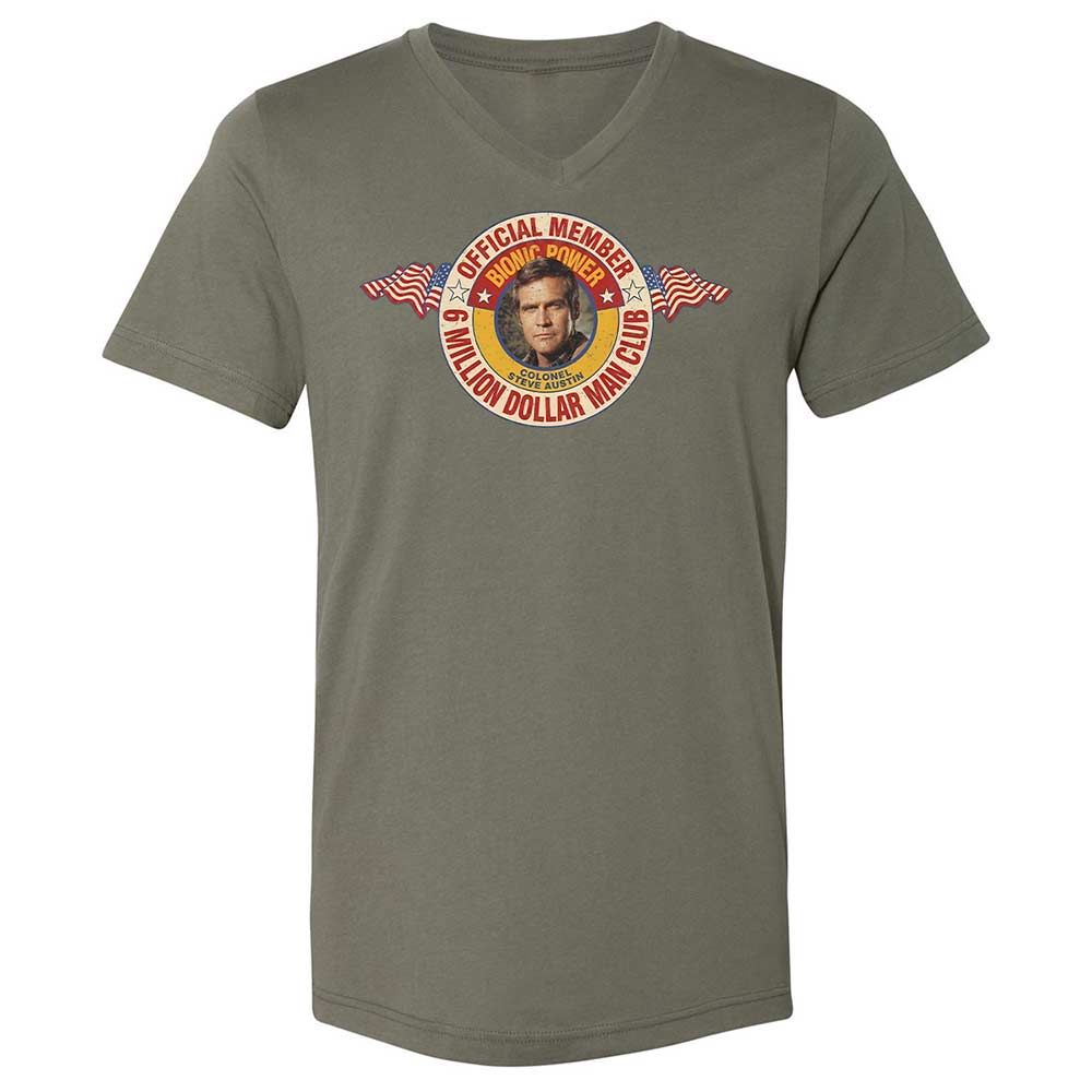 Unisex V-Neck T-Shirt - ER8ULAD9 - Military Green - 11