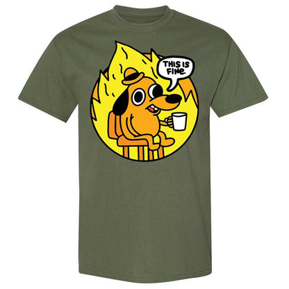 This is Fine - Military Green - 11