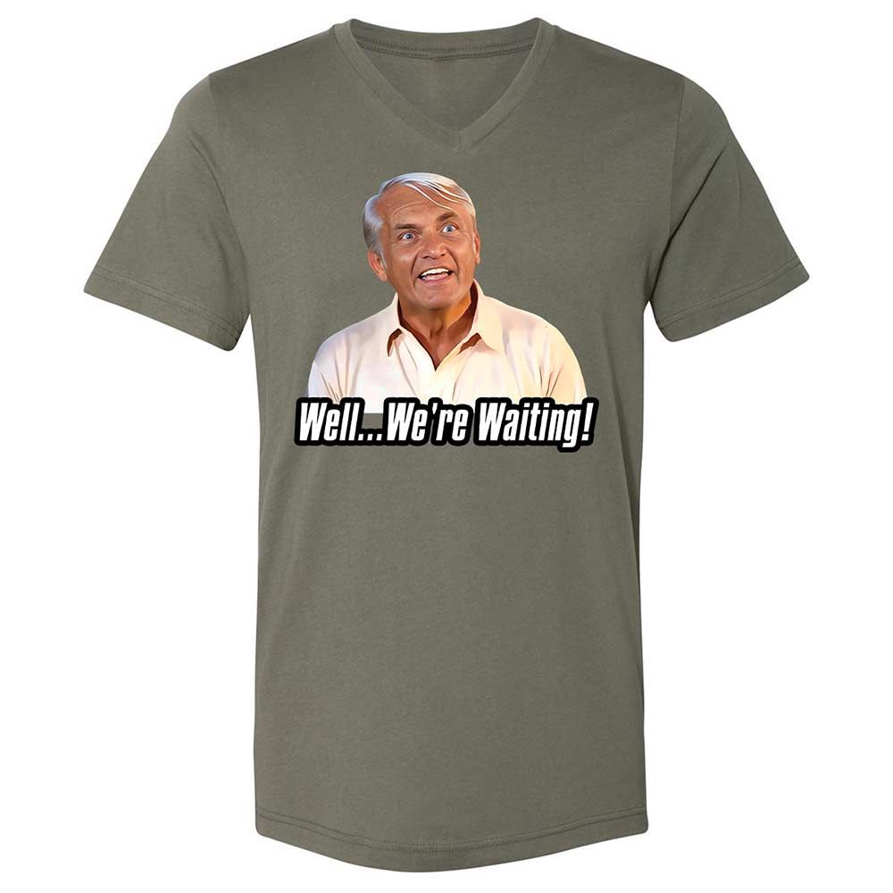 Unisex V-Neck T-Shirt - ESJELGM5 - Military Green - 11