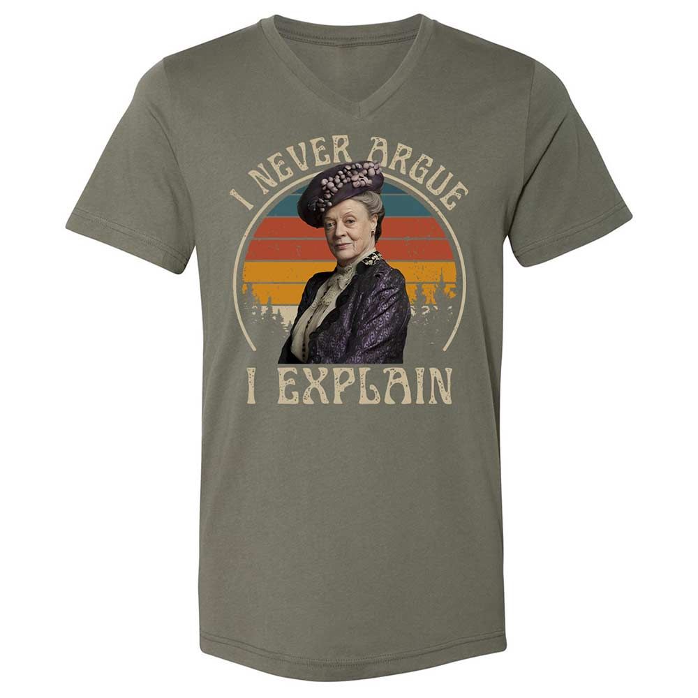 Unisex V-Neck T-Shirt - V9F3MAJH - Military Green - 11