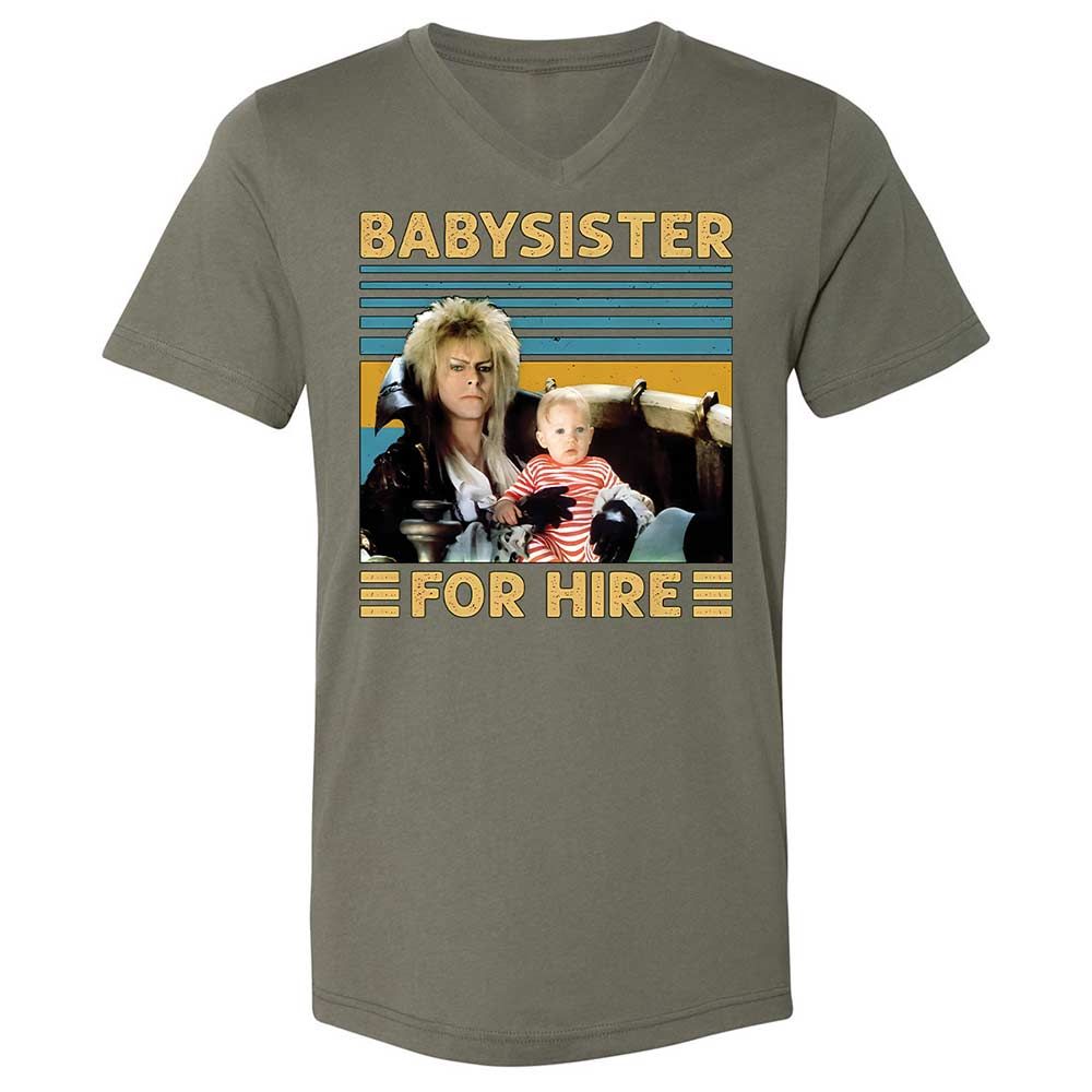 Unisex V-Neck T-Shirt - LZJPYWPX - Military Green - 11