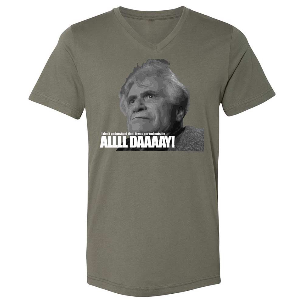 Unisex V-Neck T-Shirt - 577CGKYR - Military Green - 11