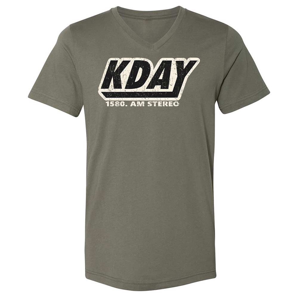 Unisex V-Neck T-Shirt - UAZ3KZF6 - Military Green - 11