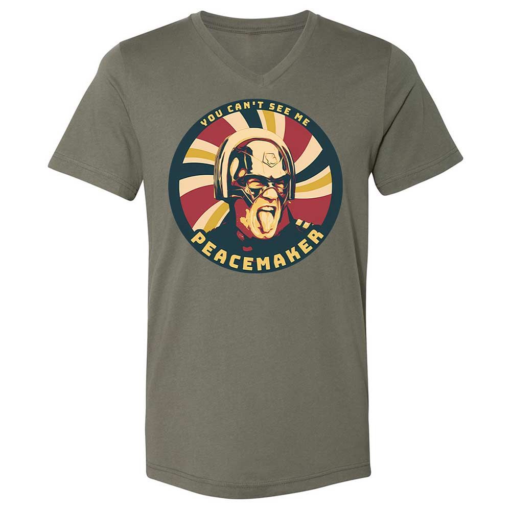 Unisex V-Neck T-Shirt - L3VE94GB - Military Green - 11