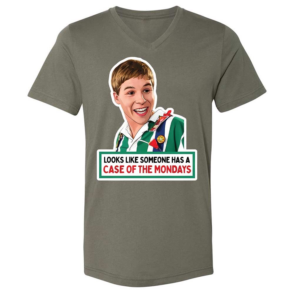 Unisex V-Neck T-Shirt - 7FD8VSW6 - Military Green - 11