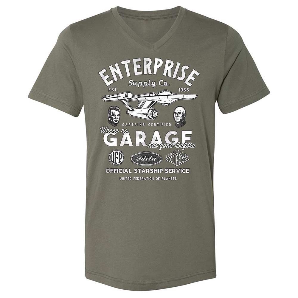 Unisex V-Neck T-Shirt - SWN6W8C2 - Military Green - 11