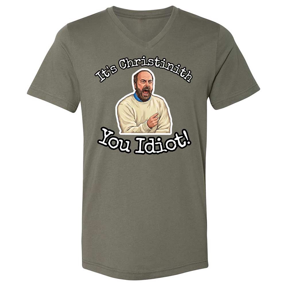 Unisex V-Neck T-Shirt - PCEX46X2 - Military Green - 11