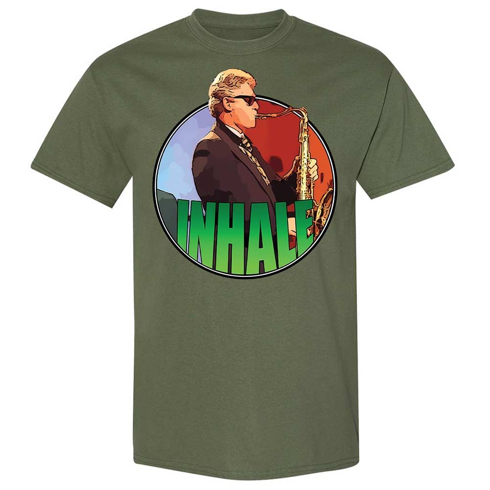 Playing the Saxophone - Military Green - 11