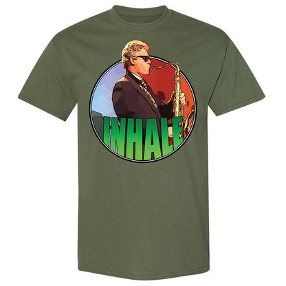 Playing the Saxophone - Military Green - 11