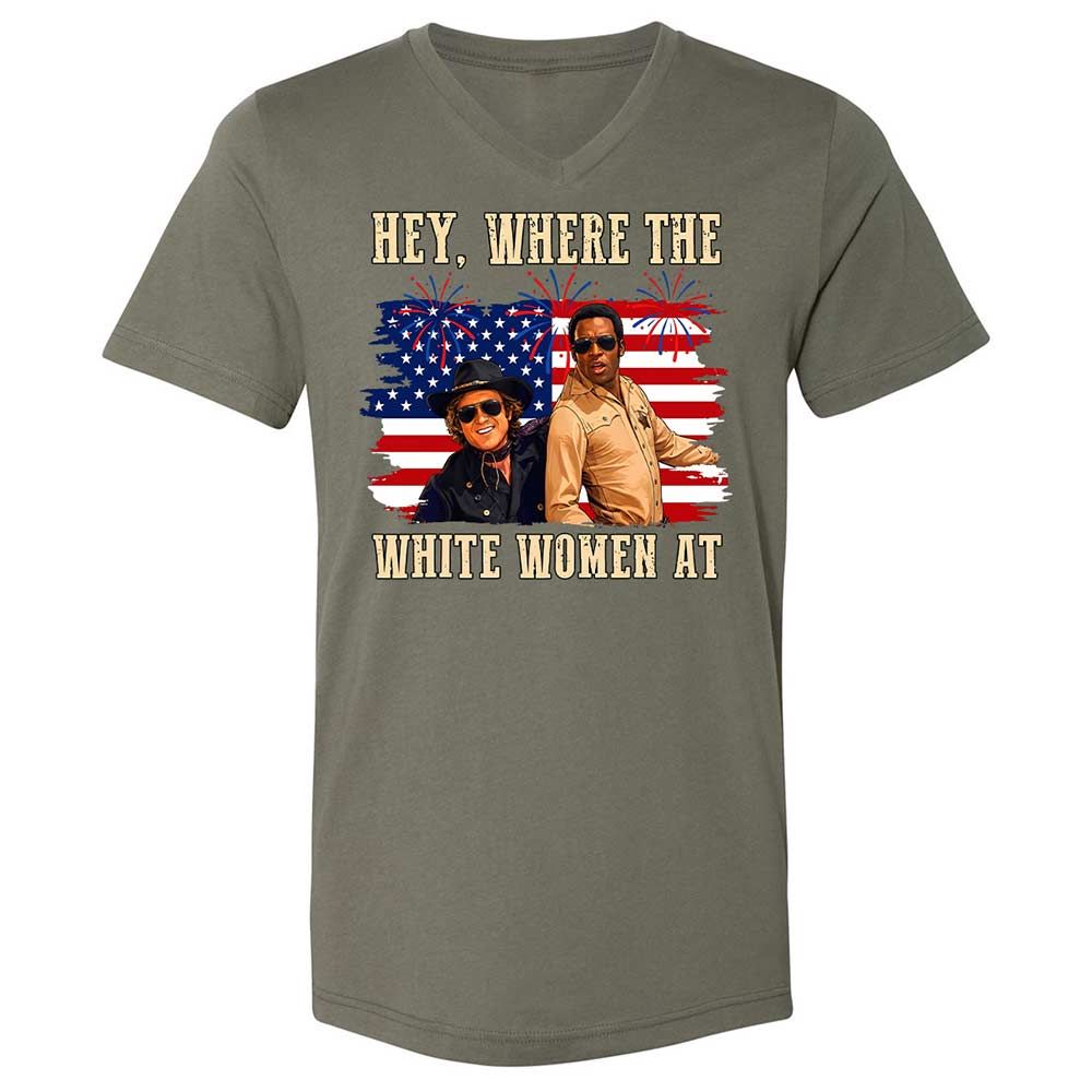 Hey Where The White At - Military Green - 11