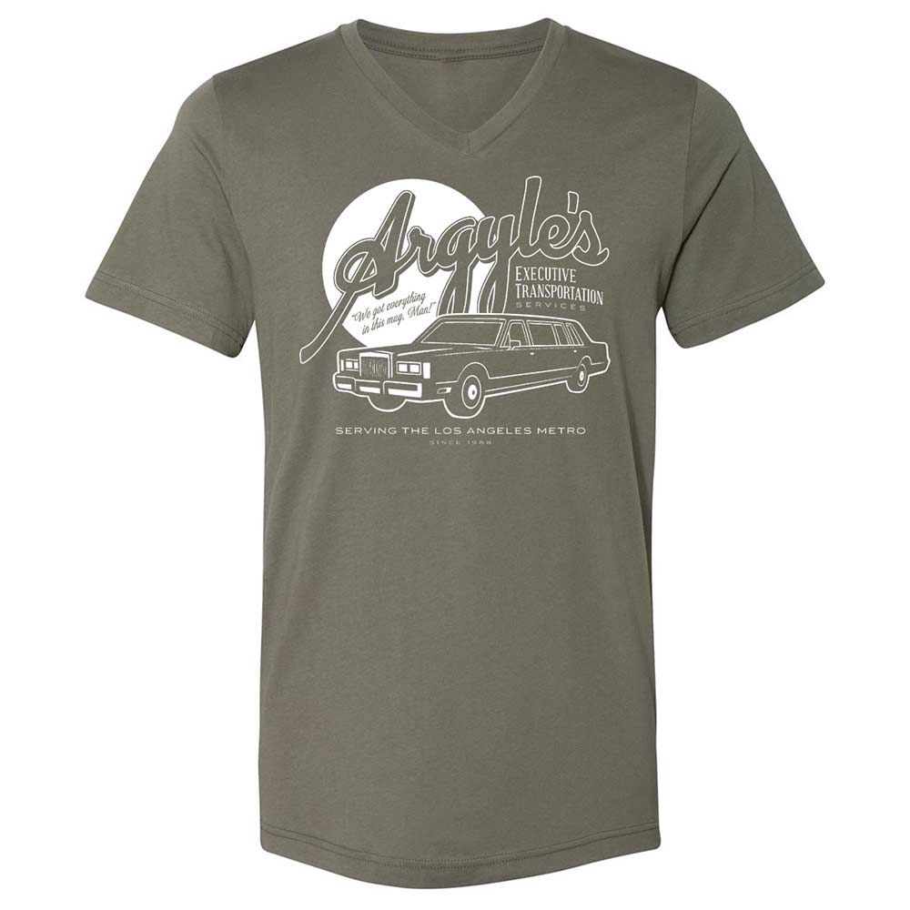 Unisex V-Neck T-Shirt - X8EWZHY6 - Military Green - 11