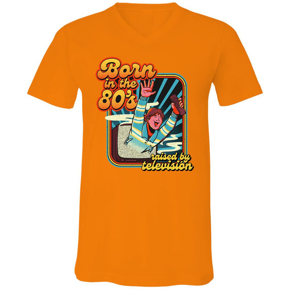 Unisex V-Neck T-Shirt - FSB24GAW - Orange - 11