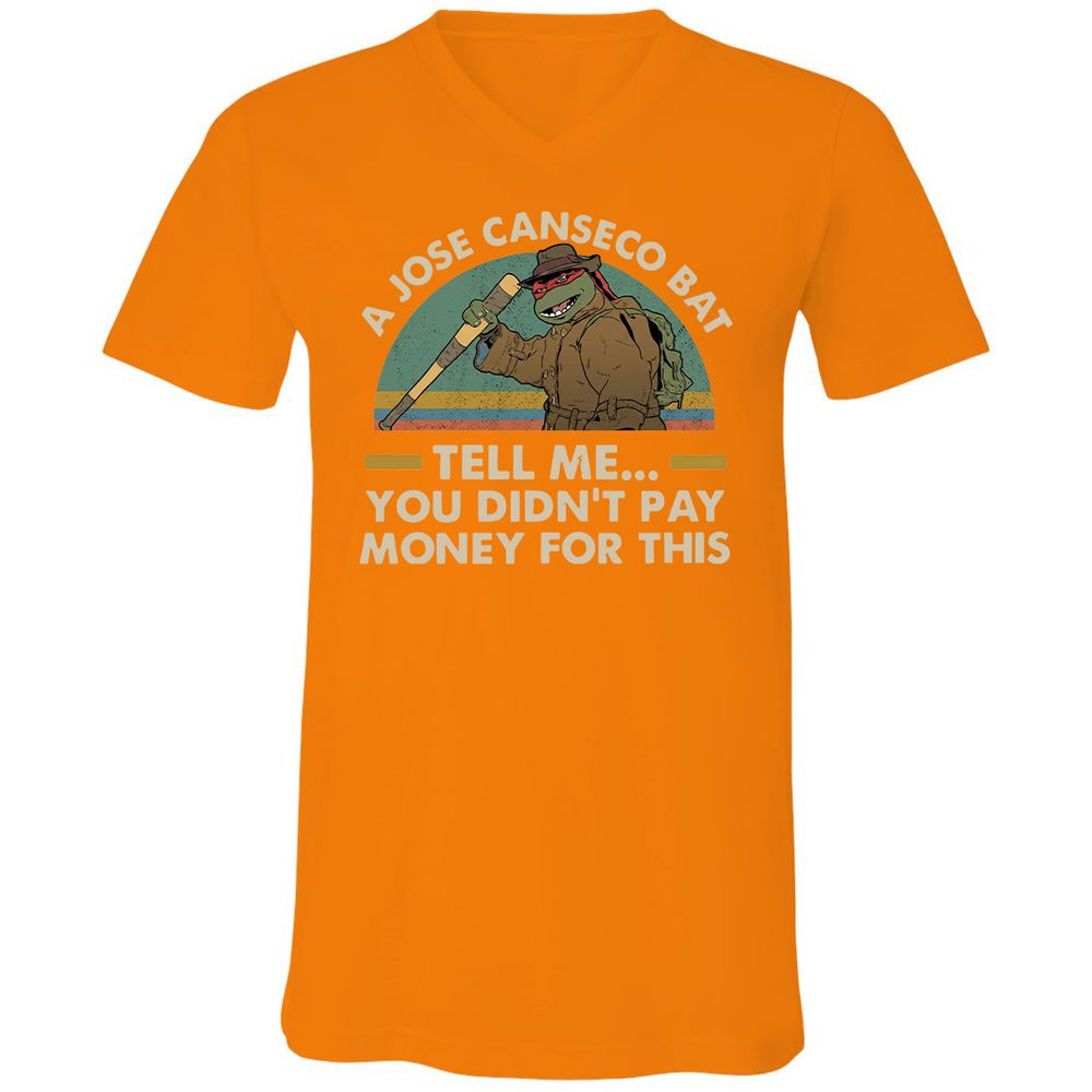 Unisex V-Neck T-Shirt - YM4362FG - Orange - 11