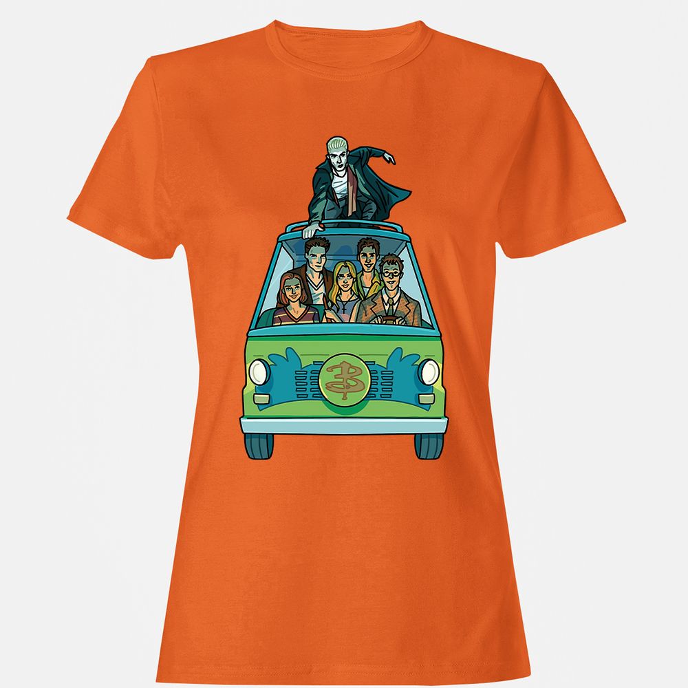 Women's T-Shirt - 7QKQVL6C - Orange - 11