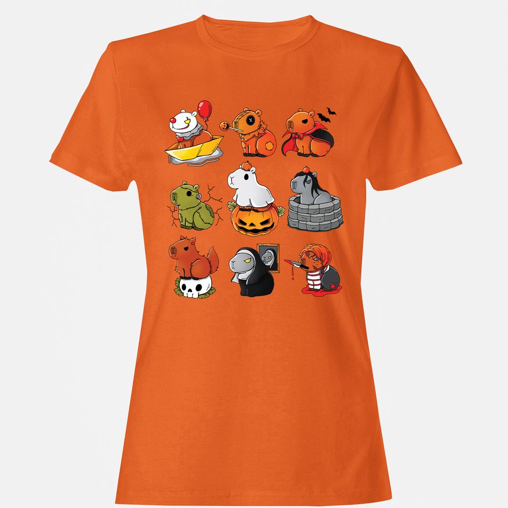 Women's T-Shirt - 7U8JYEF2 - Orange - 11