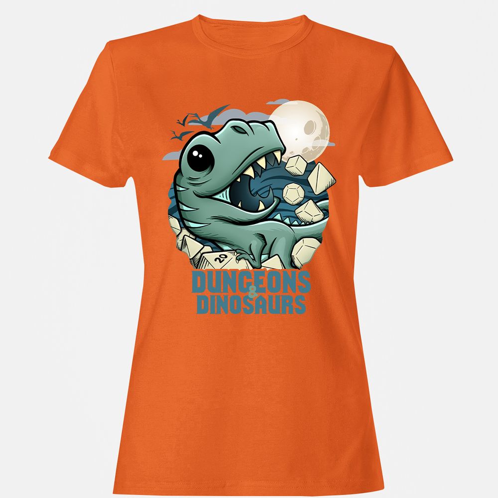 Women's T-Shirt - 4FNHVFH7 - Orange - 11