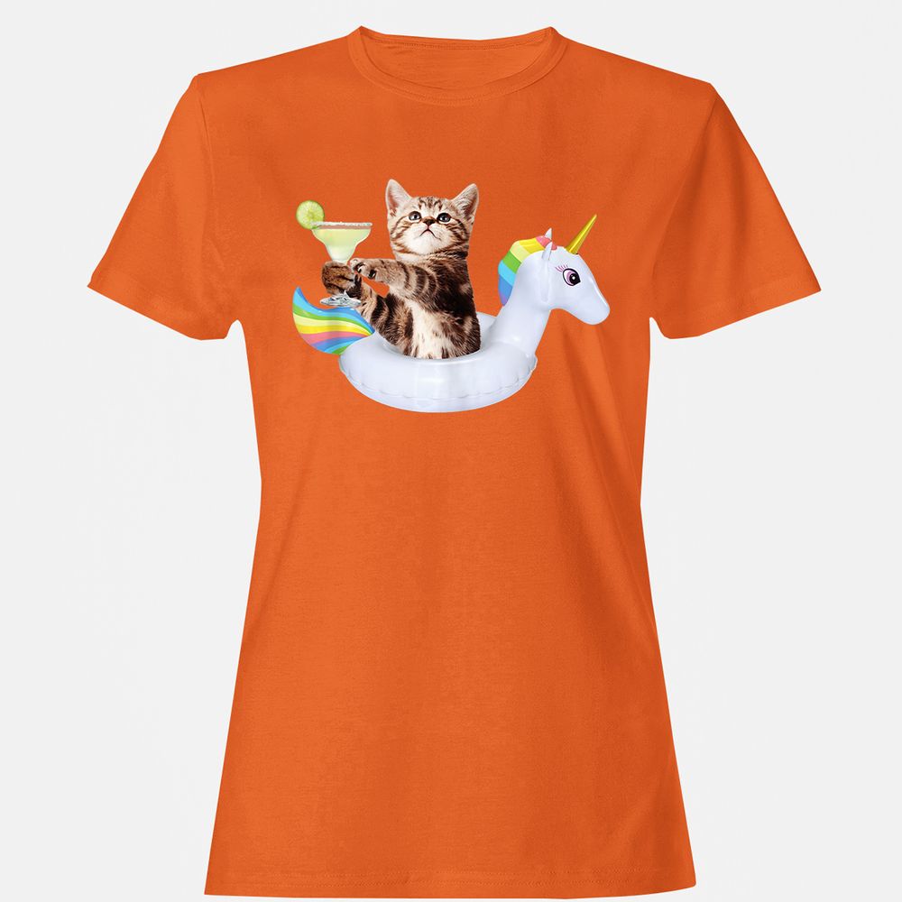 Women's T-Shirt - U8KGJMQ5 - Orange - 11