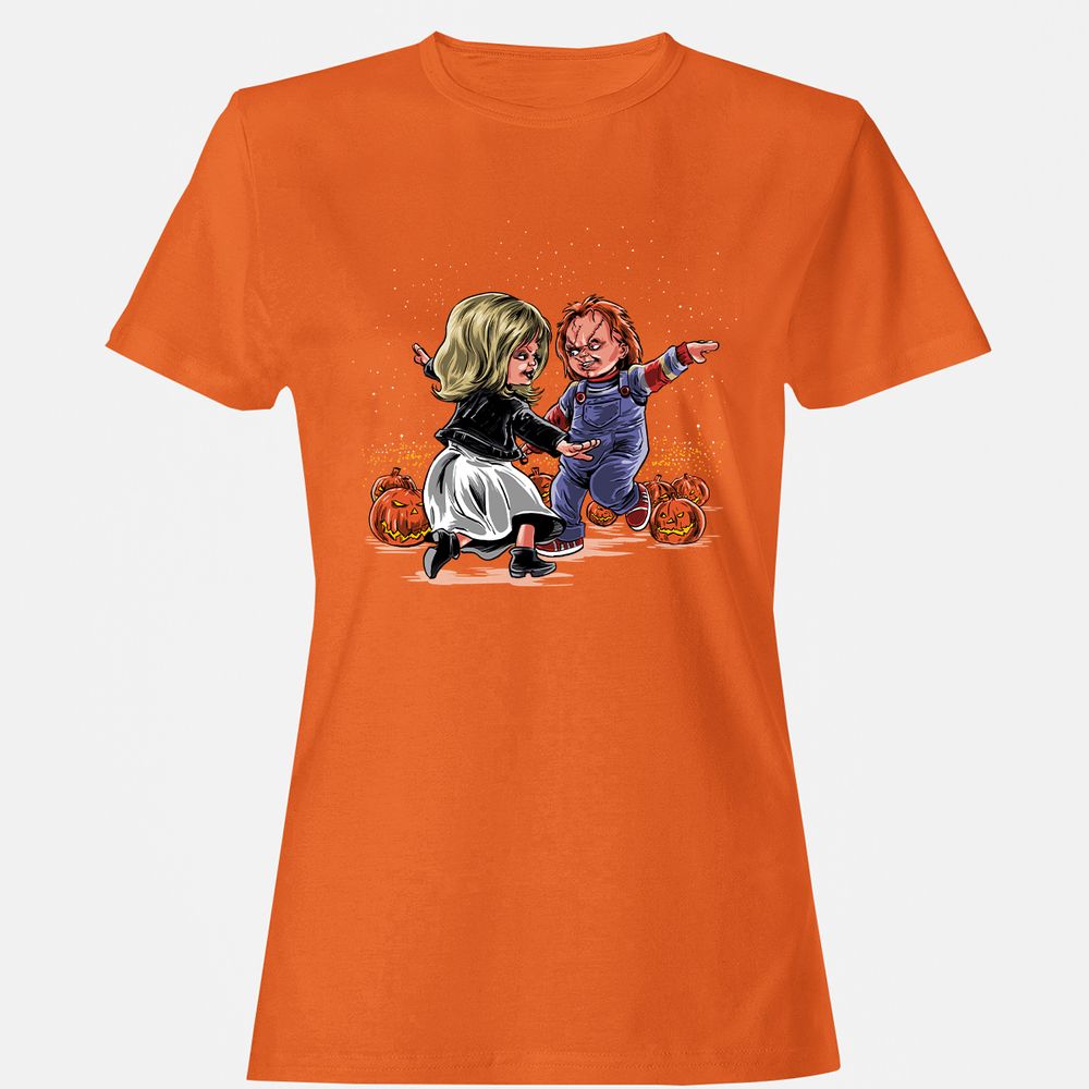 Women's T-Shirt - LN358ZDS - Orange - 11