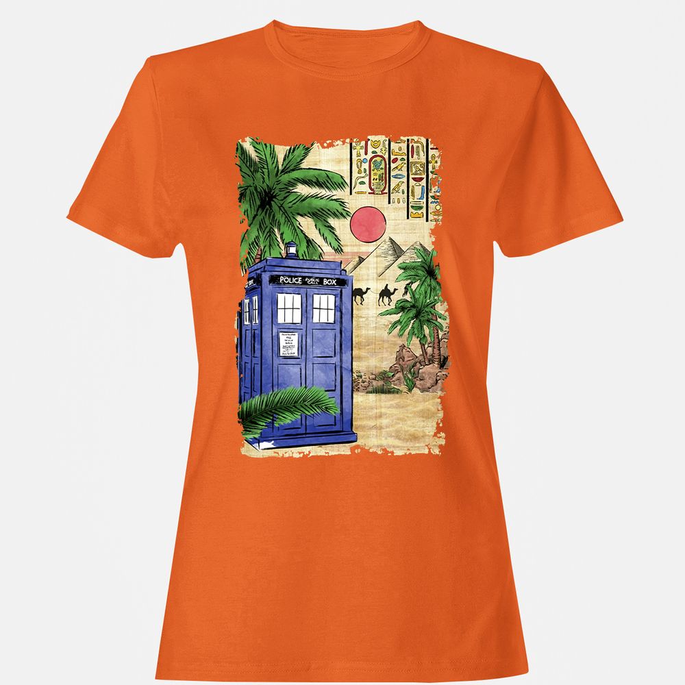 Women's T-Shirt - TXEWUJCD - Orange - 11