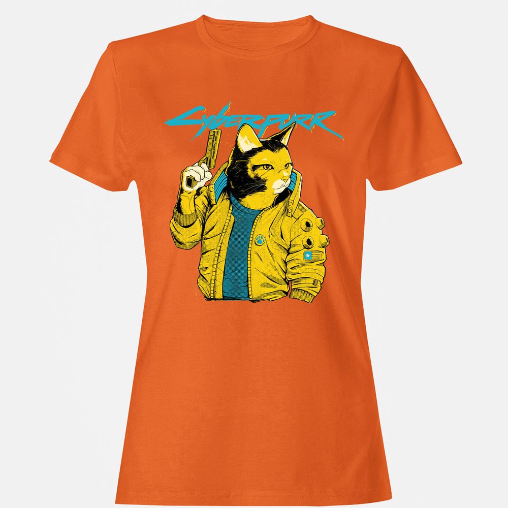 Women's T-Shirt - A5VPJGCM - Orange - 11