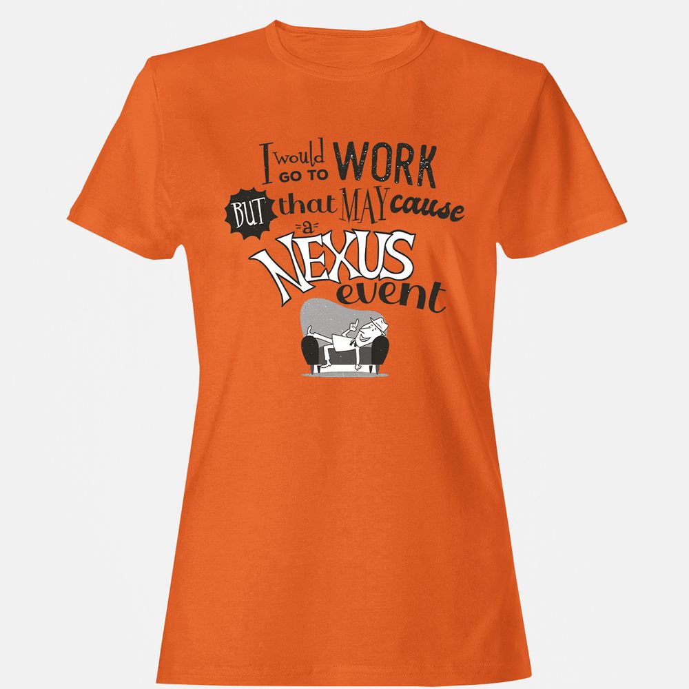Women's T-Shirt - 53QLC9TE - Orange - 11