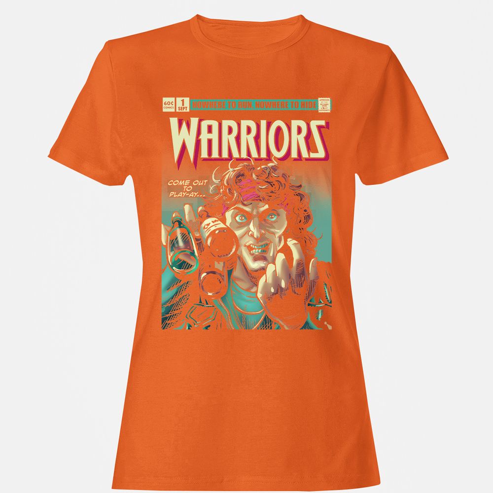 Women's T-Shirt - CRDZB34E - Orange - 11