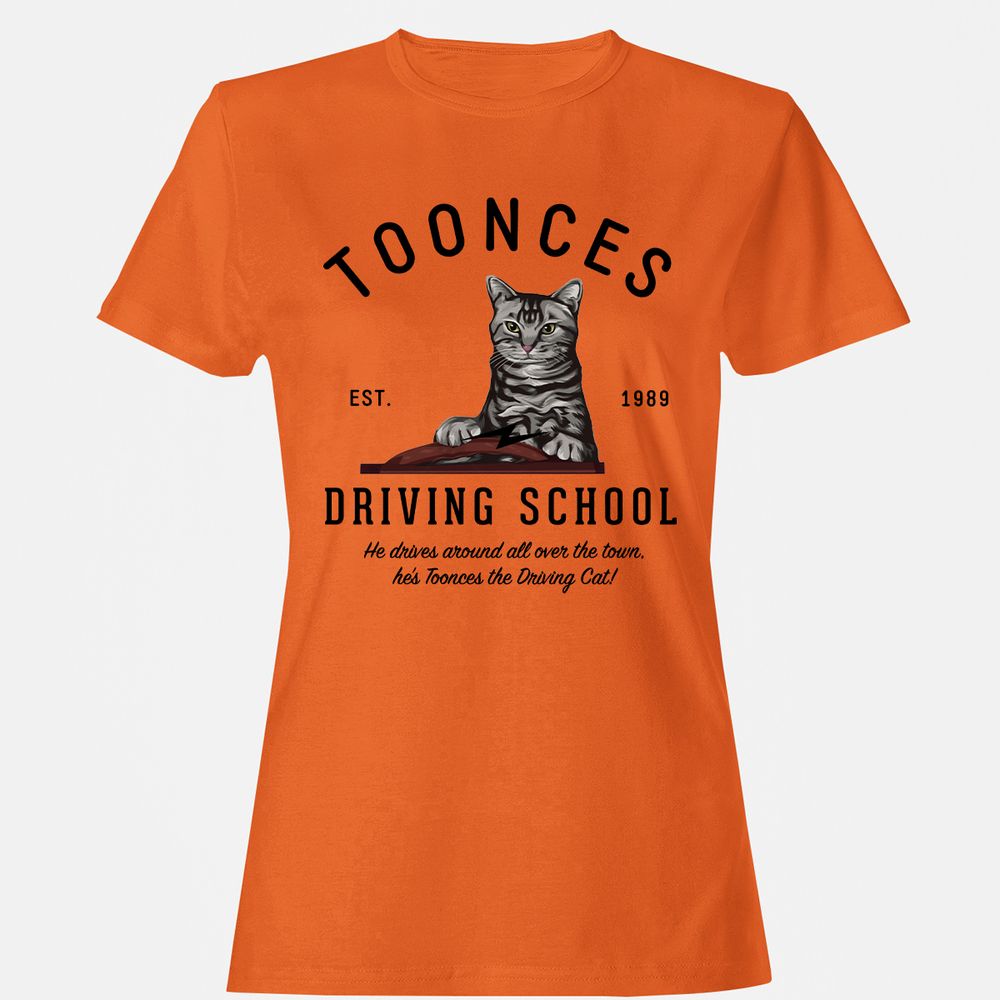 Funny Cat Driving School - Orange - 11