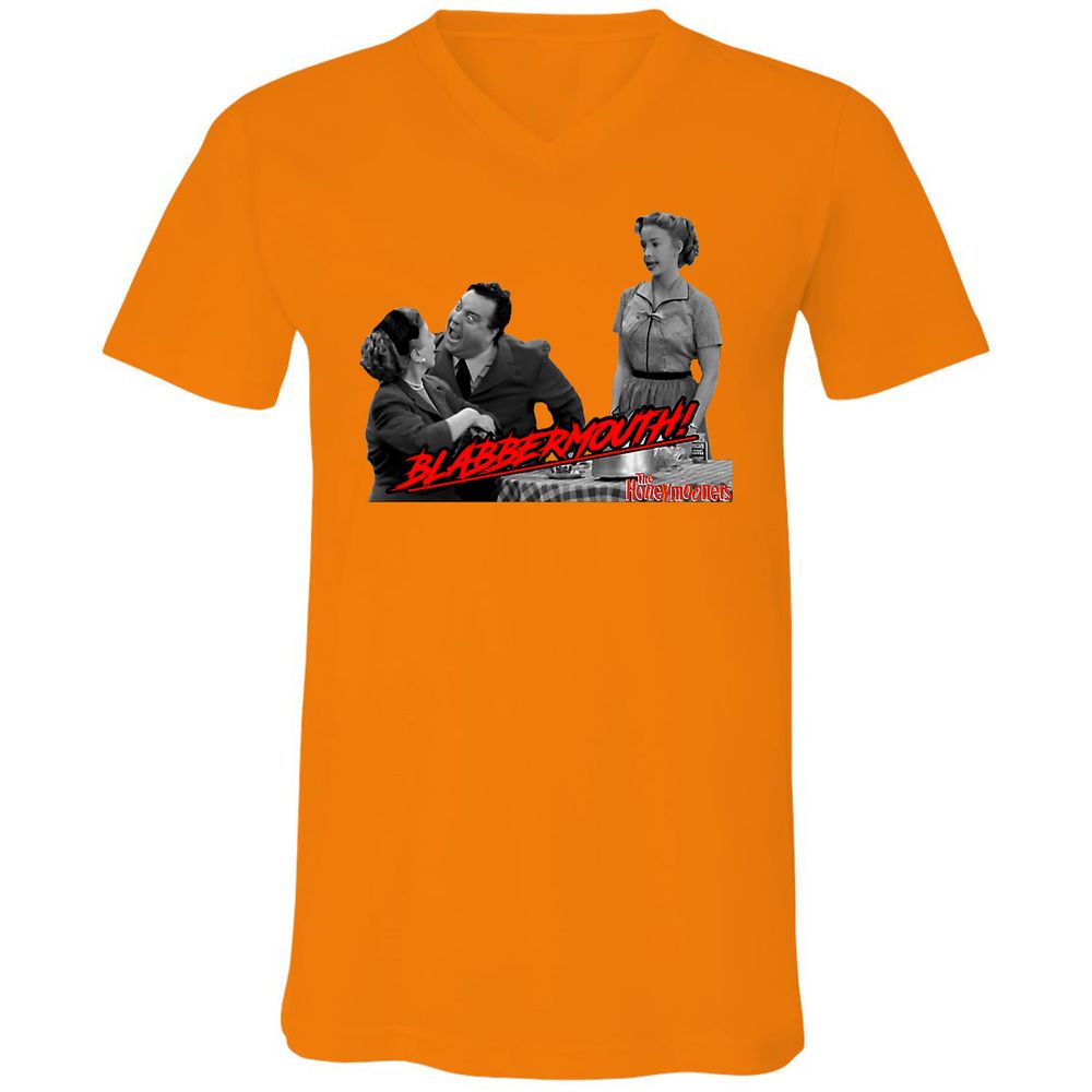 Unisex V-Neck T-Shirt - SEV29JN2 - Orange - 11