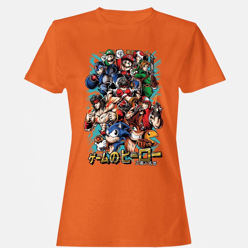 Women's T-Shirt - D5XTD25L - Orange - 11