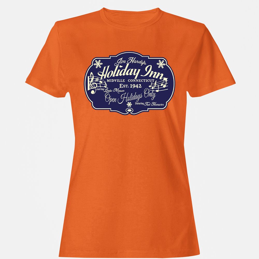 Women's T-Shirt - 2P6BVF4X - Orange - 11