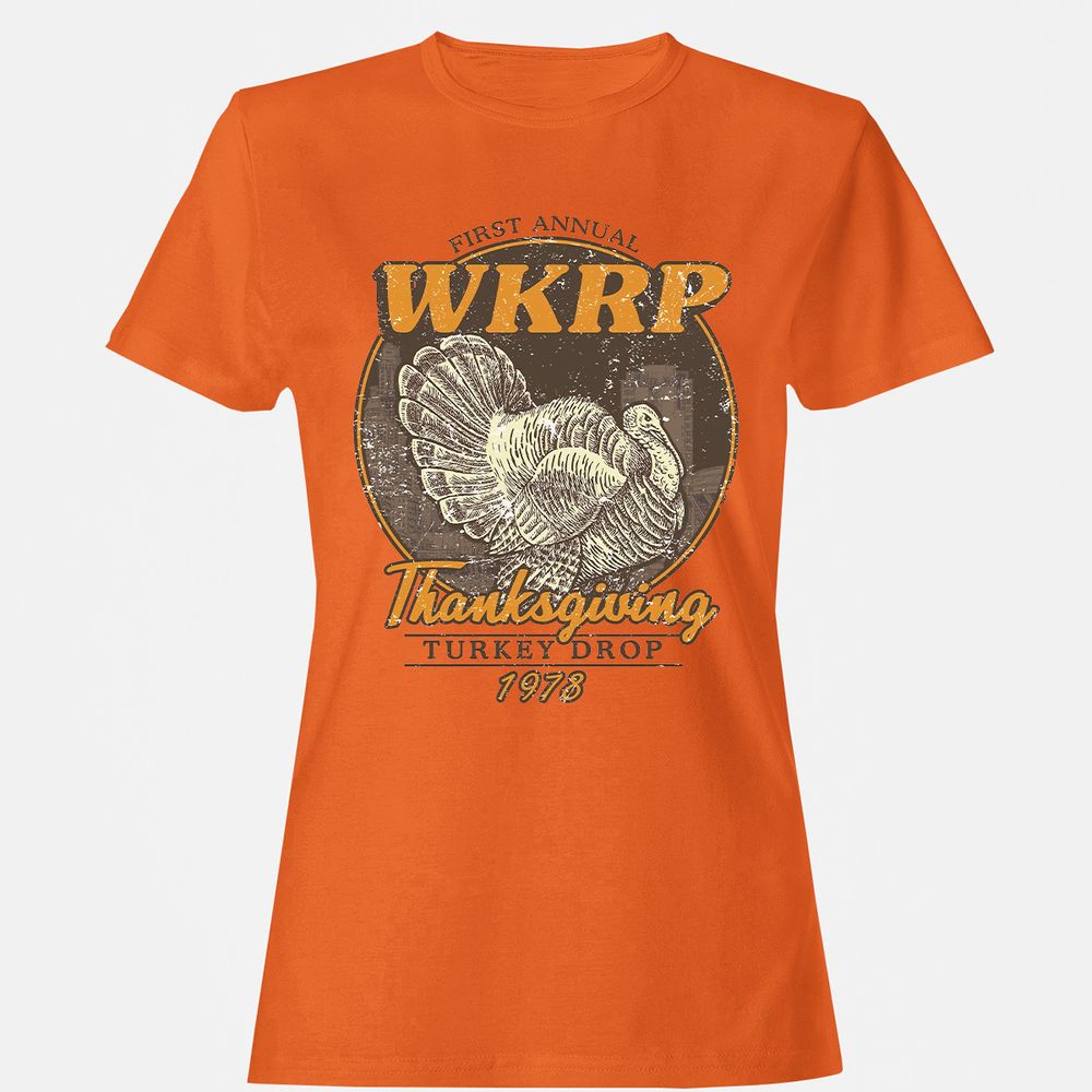 WKRP Turkey Drop - Orange - 11