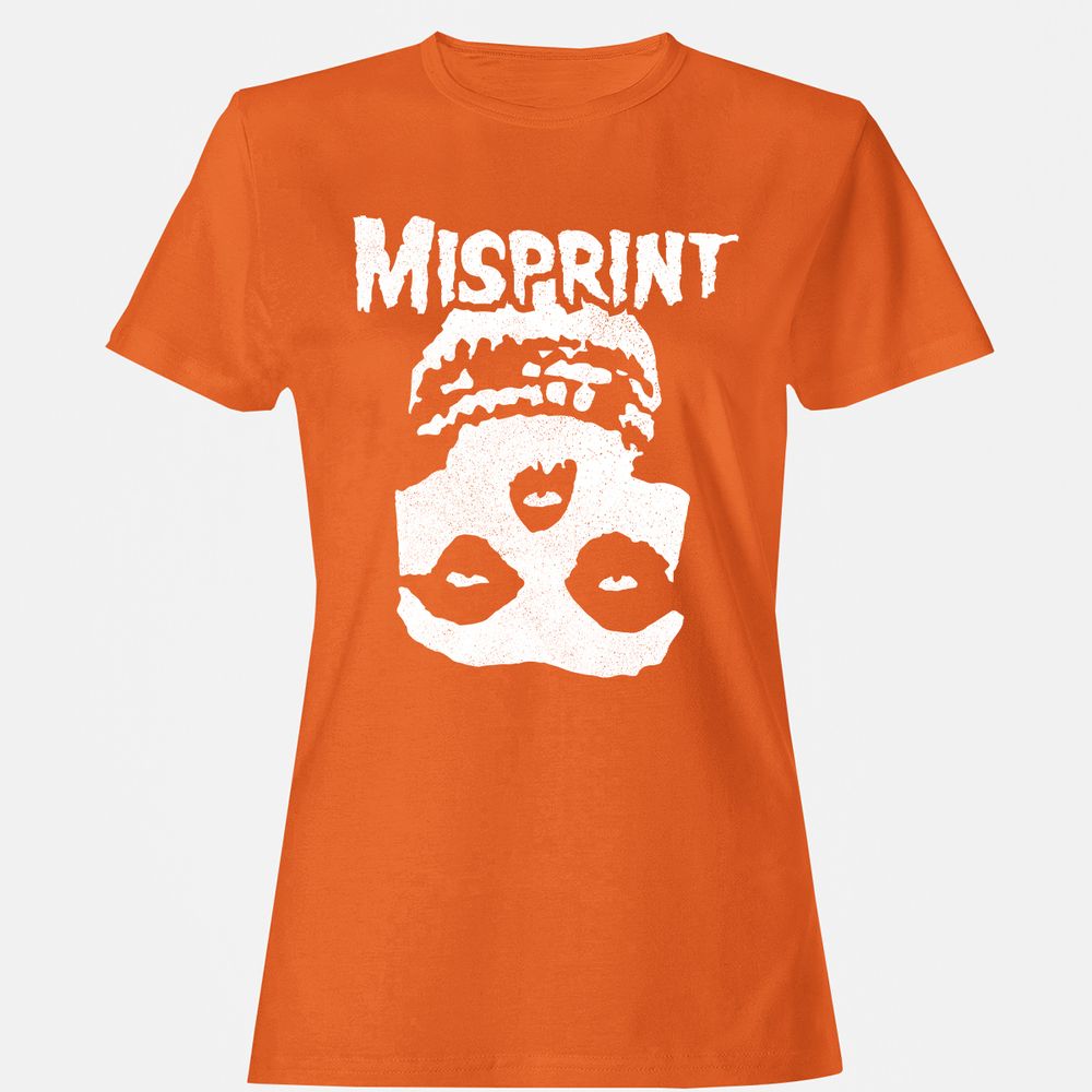 Women's T-Shirt - 3DR2QZ7Y - Orange - 11