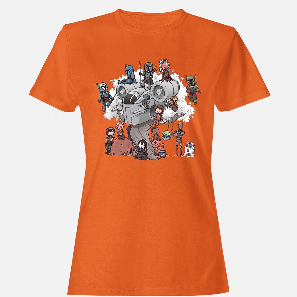 Women's T-Shirt - EXTLK7RN - Orange - 11