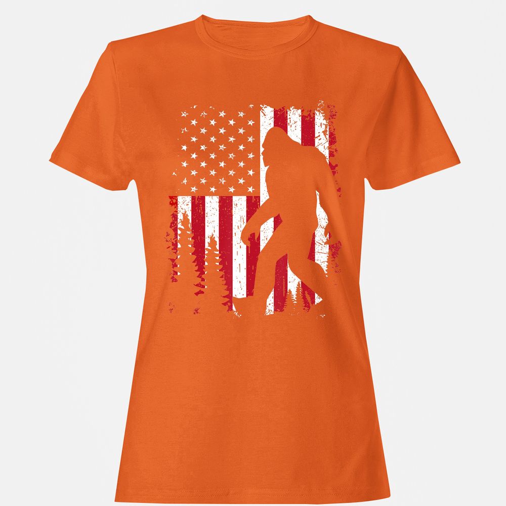 Women's T-Shirt - W4QFYJDD - Orange - 11