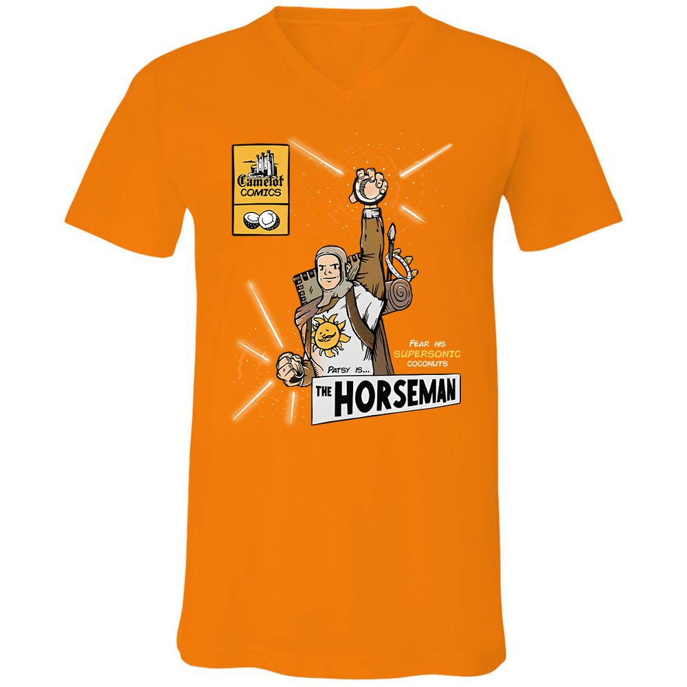 Unisex V-Neck T-Shirt - RZKMY2K8 - Orange - 11