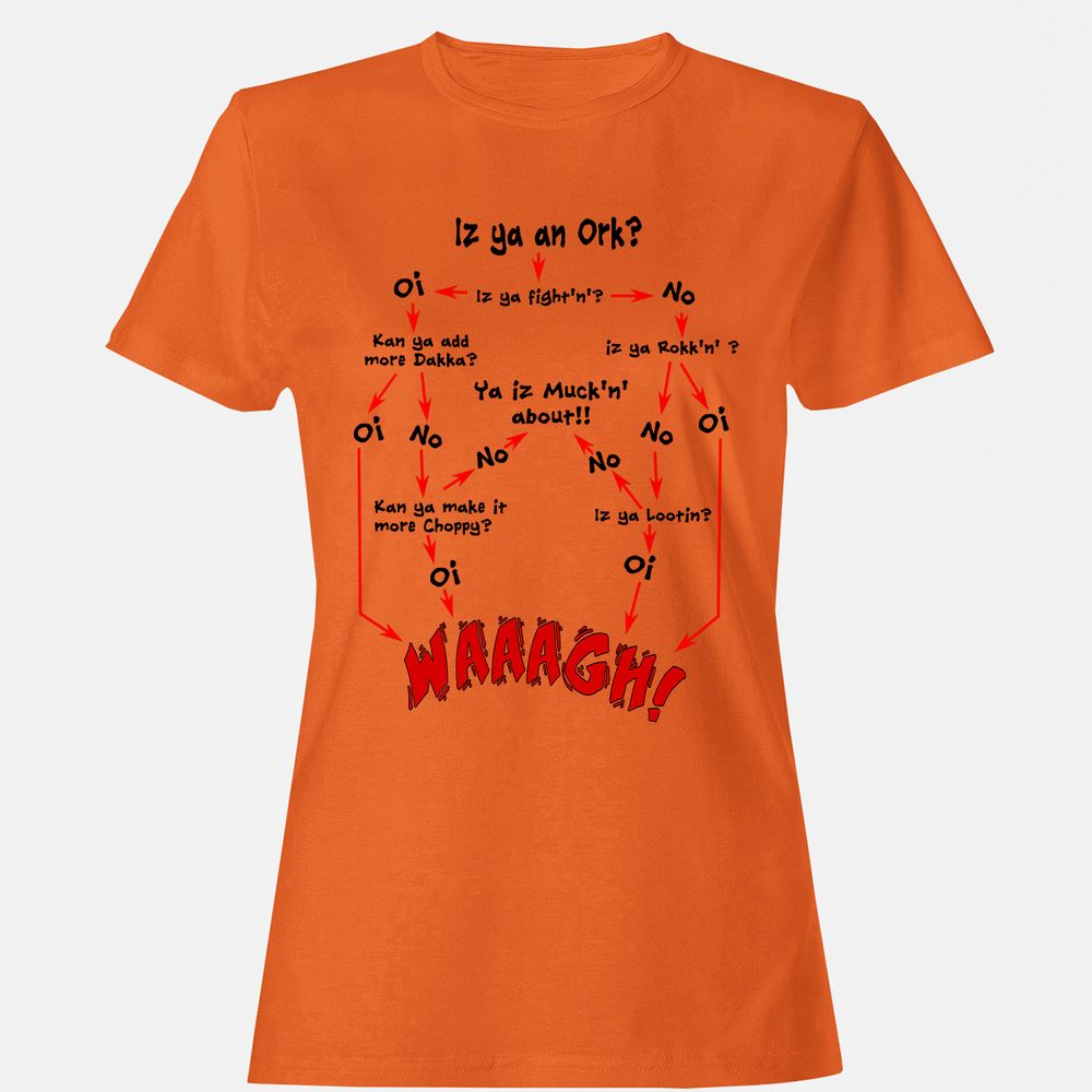 Women's T-Shirt - 7UCDRD8U - Orange - 11