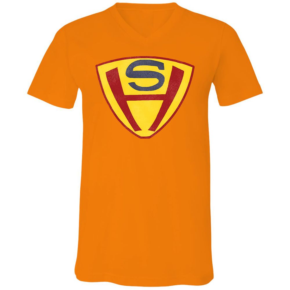 Unisex V-Neck T-Shirt - EDFF33LW - Orange - 11
