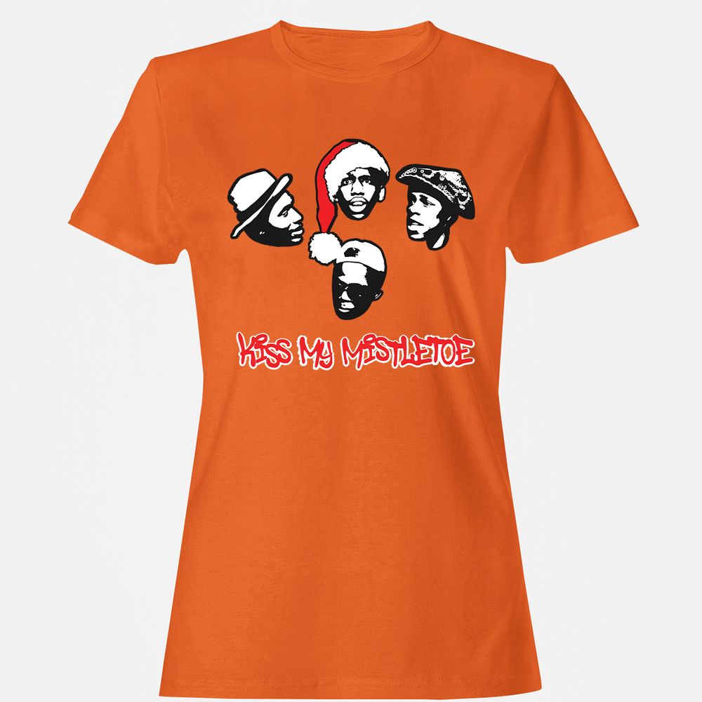 Kiss My Mistletoe Xmas Rap - Orange - 11