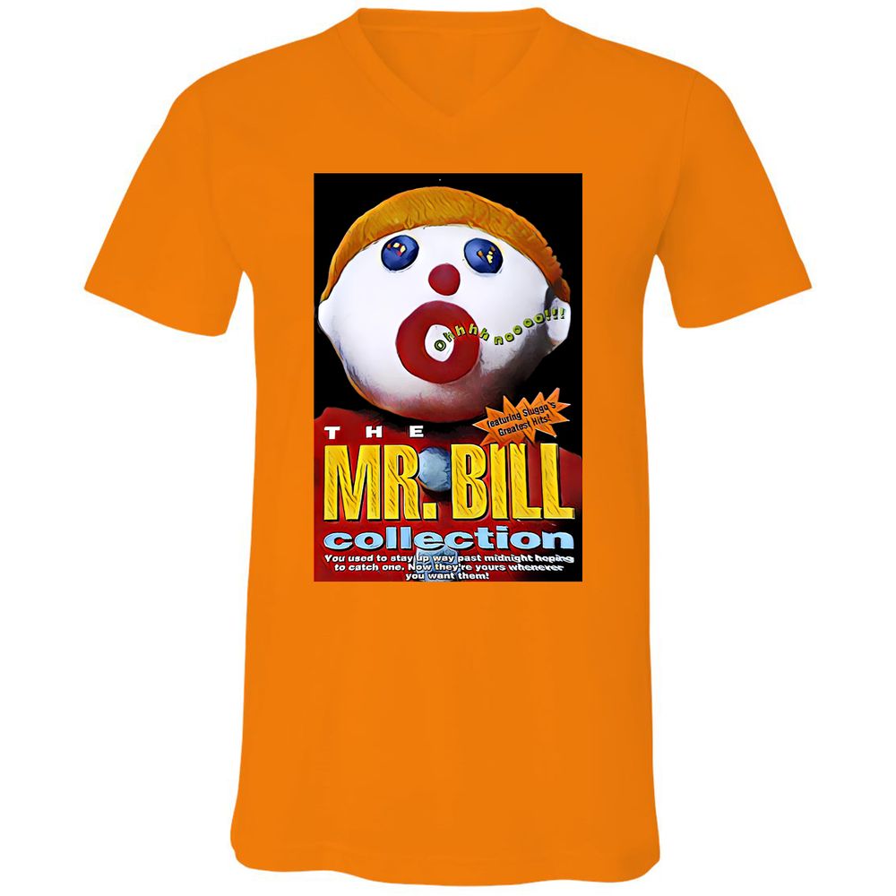 Unisex V-Neck T-Shirt - W5KZ1PW8 - Orange - 11