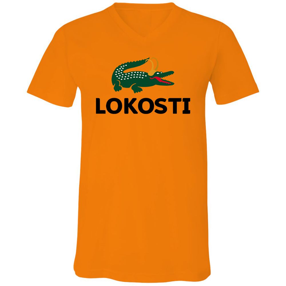 Unisex V-Neck T-Shirt - GNF58UEB - Orange - 11