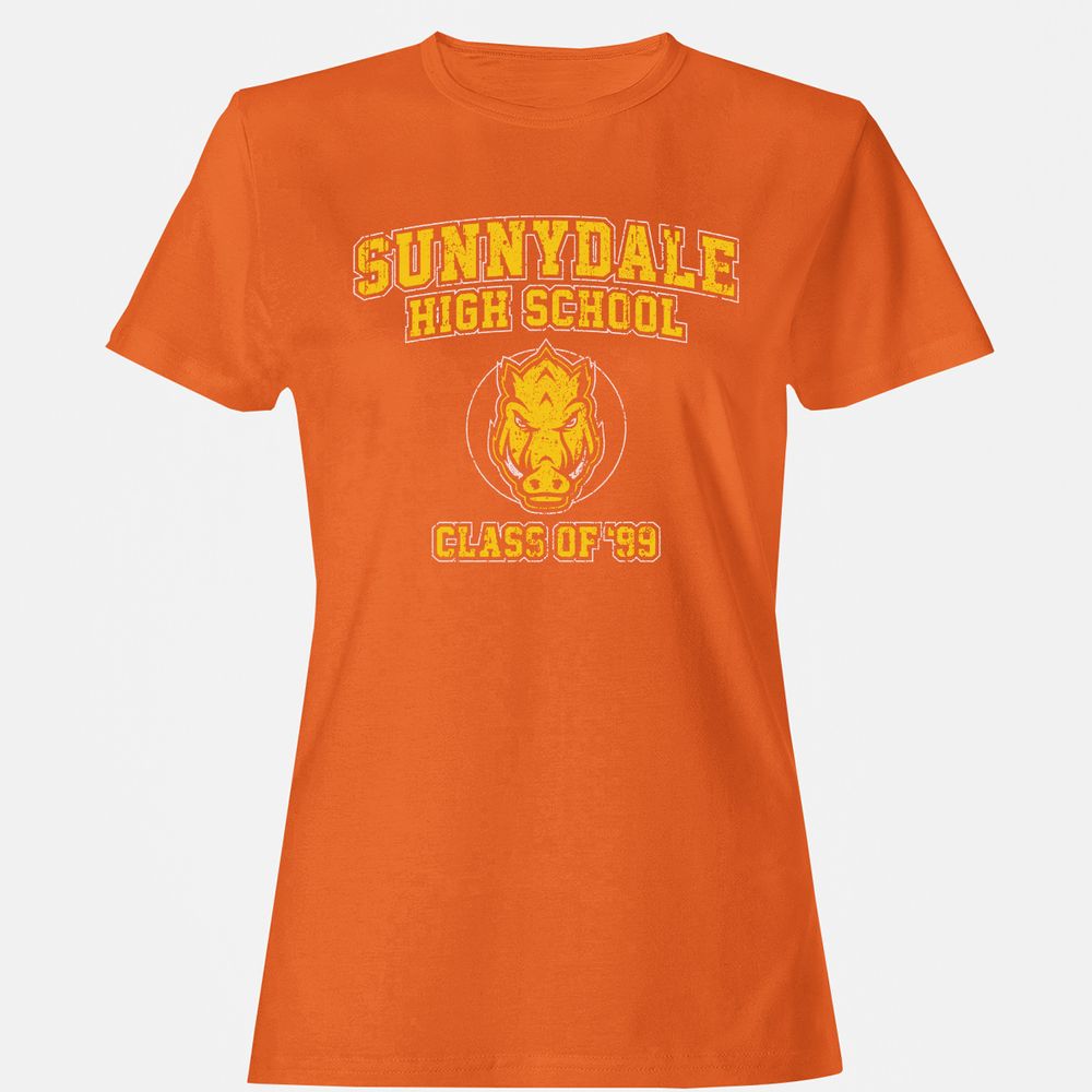 Women's T-Shirt - V62ADS5X - Orange - 11