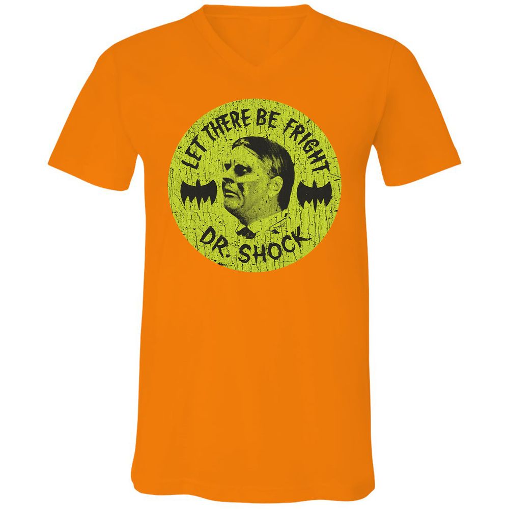 Unisex V-Neck T-Shirt - 4Z2C5GS3 - Orange - 11
