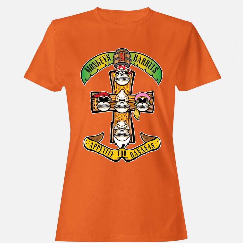 Women's T-Shirt - Y1UKQ8ZJ - Orange - 11