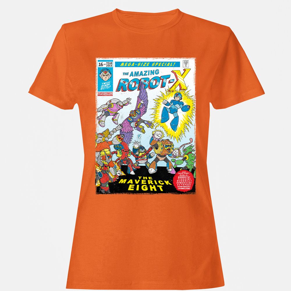 Women's T-Shirt - AJMJFKAA - Orange - 11