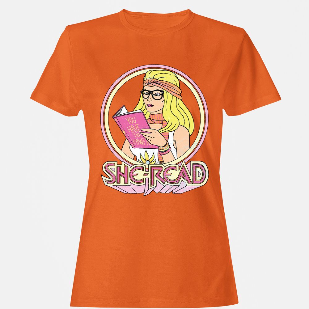 Women's T-Shirt - P8SAKUVQ - Orange - 11